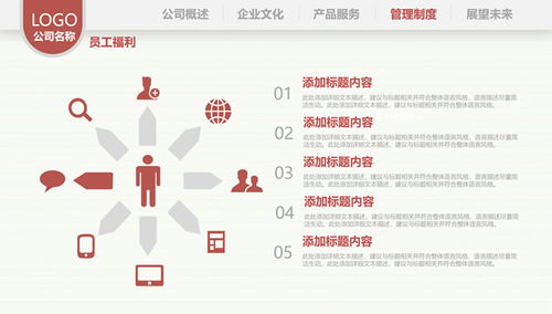 咖啡棕休閑風完整版公司介紹通用ppt模板